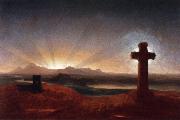 Thomas Cole Cross at Sunset Germany oil painting artist
